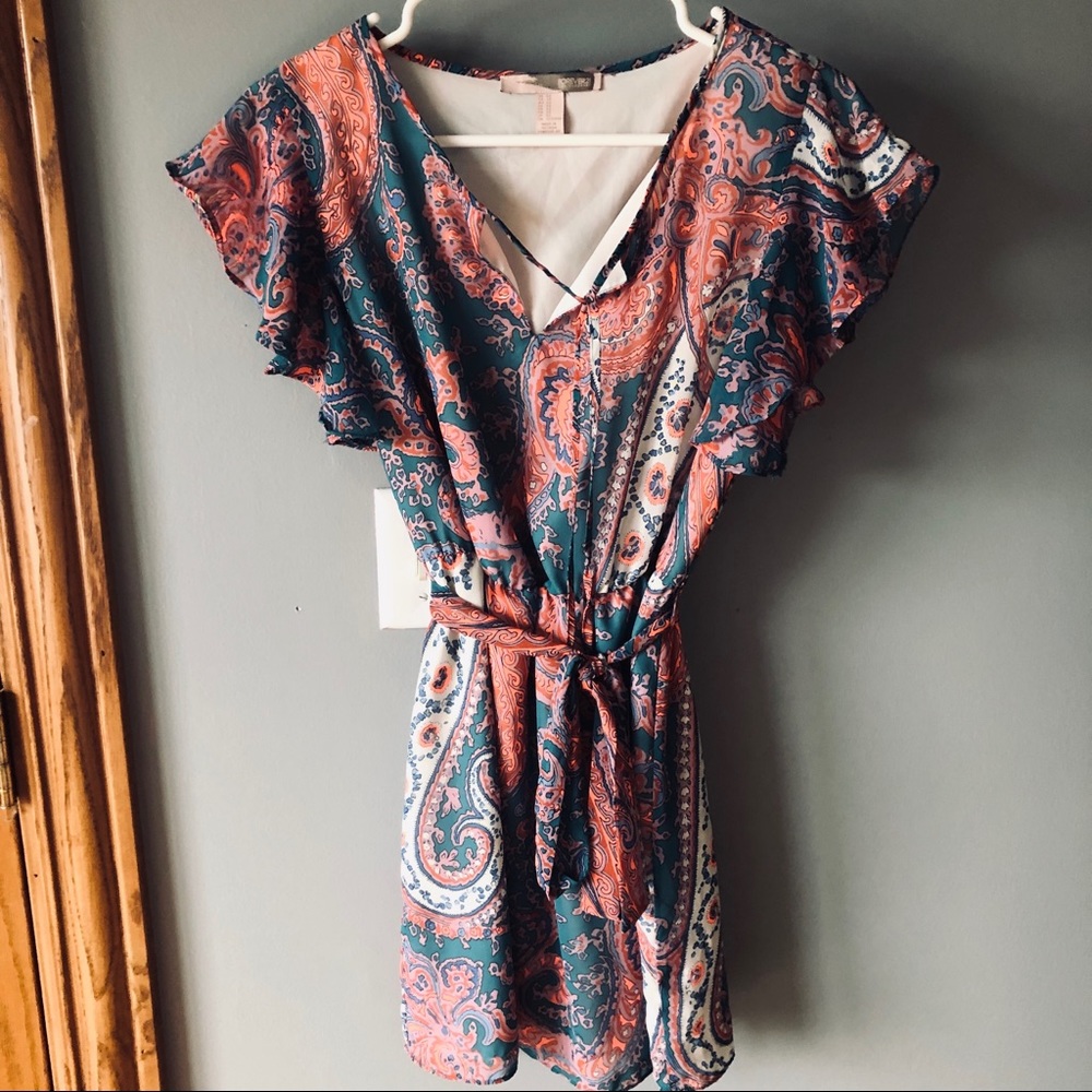 Forever 21 paisley boho dress
